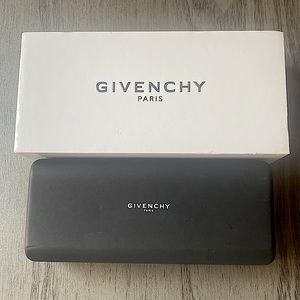 Givenchy glasses case with box, & hankercheif